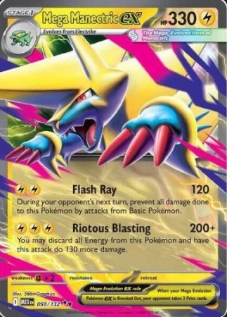 Mega Manectric ex 050/132 - Mega Evolution