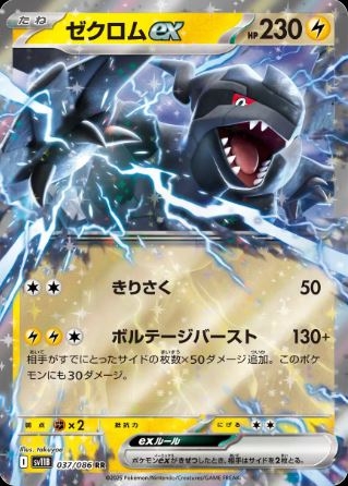 Zekrom ex (JP) 037/086 - Black Bolt