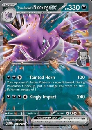 Team Rocket's Nidoking ex 119/182 - Destined Rivals