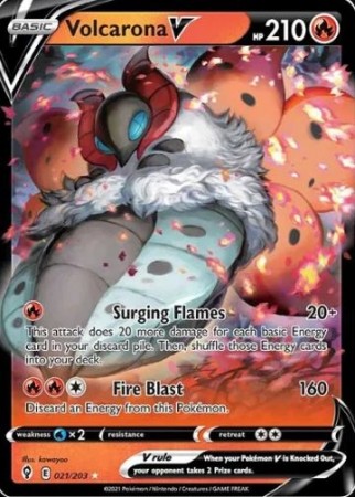 Volcarona V 021/203 - Evolving Skies