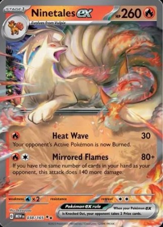 Ninetales ex 038/165 - Pokemon 151