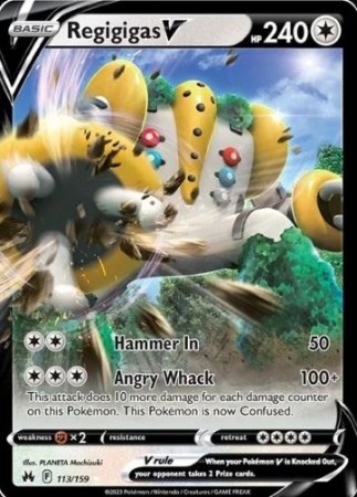 Regigigas V 113/159 - Crown Zenith