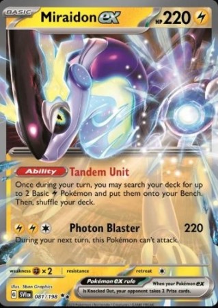 Miraidon ex 081/198 - Scarlet & Violet Base Set