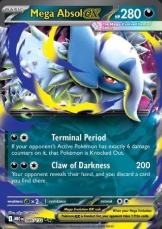 Mega Absol ex 086/132 - Mega Evolution