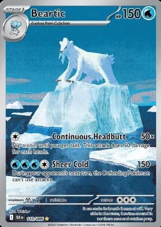 Beartic 110/086 - Black Bolt