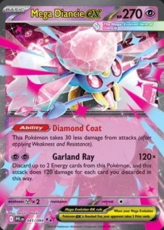 Mega Diancie ex 041/094 - Phantasmal Flames
